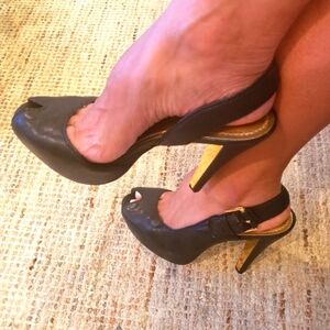 Sling back Report Signature leather shoes